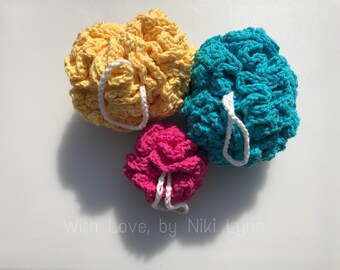 Crochet Cotton Bath Loofah