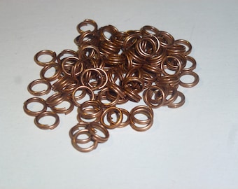 D-03352 - 50 Jumprings Copper nickel free 6mm