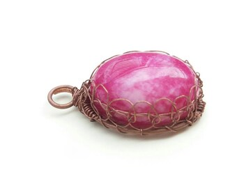 Subtle Jasper & Copper Pendant