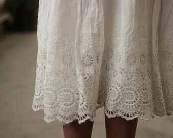 Edwardian undergarment/skirt Cotton, XS