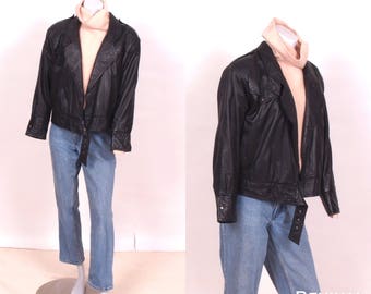 Black Leather Jacket || Black Leather Bomber Jacket || Black Leather Motorcycle Jacket