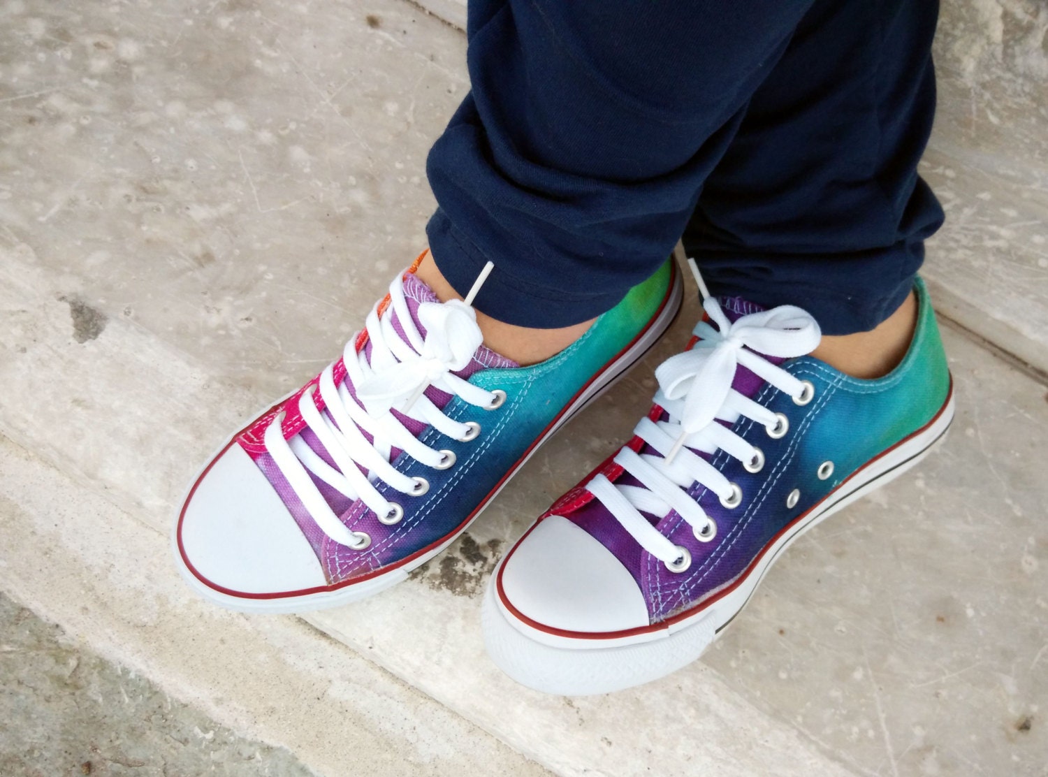 converse shoes tie style