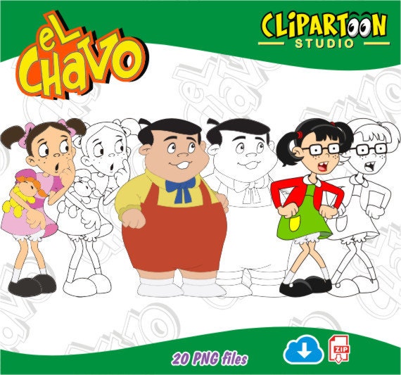 Clipartoon El Chavo PNG Cliparts, 300 dpi, transparent backgrounds from ...