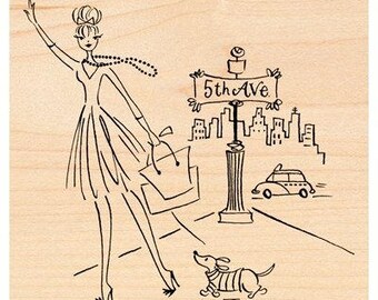Penny Black 5th Avenue Rubber Stamp