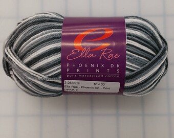 Ella Rae Yarn - Phoenix DK Prints - color #11 Mulberry Swirly Ice