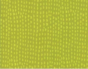 Ruffles Lime Green Cotton Woven, Just Another Walk in the Woods by Moda