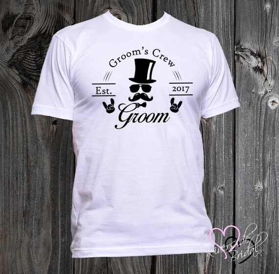 groom's crew t shirts