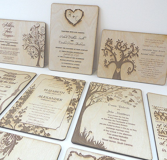 Nature Inspired Wedding Invitations 3