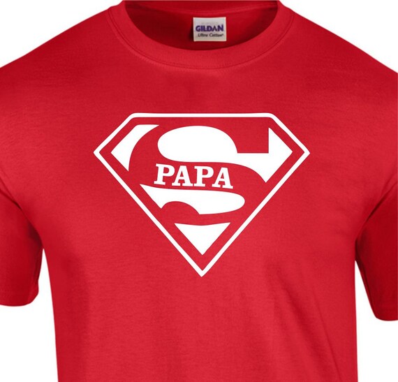 Super Papa T-Shirt Birthday shirt Fathers Day Gifts for Pap