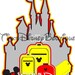Disney SVG clipart Title Disney Bound Castle Suitcase Disneyland Disney World Scrapbook Cricut Silhouette Cut File