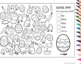 PRINTABLE Easter Activity Pages Multi Page Easter Party Pack