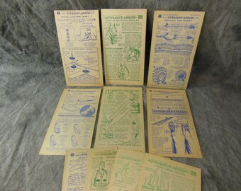 Straight Arrow INJUN-UITIES Cards - National Biscuit Company