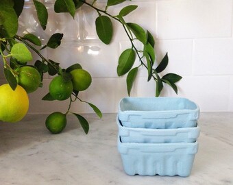 FREE SHIPPING Porcelain Berry Basket- Small