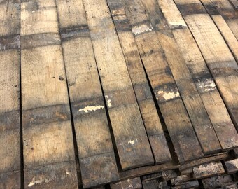 Bourbon Barrel Stave, Whiskey stave, bourbon wood, barrel slat, reclaimed wood