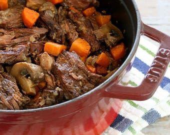 Printable Recipe : Boeuf Bourguignon, French cooking recipe, French wine, cooking tips, traditional recipe, meat cooking, french cook