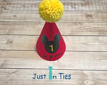 Mickey Mouse Personalized Birthday Party Hat