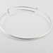 20 MEDIUM Expandable Bangle Bracelets for Charms - Silver Plated Copper (Quality) - Adjustable to 7-7/8" - Double Bar - MEDIUM