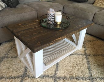 Rustic Farmhouse Coffee Table