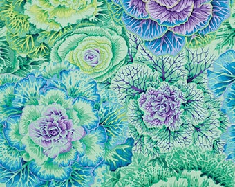 1/2 Yard Brassica Green Kaffe Fassett fabric PJ051