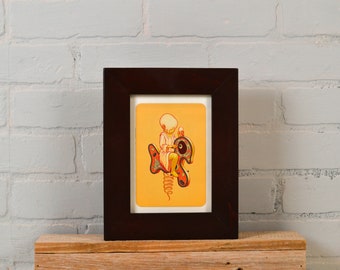 5x7" Picture Frame in 1.5 Standard Style with Solid Mahogany Finish - IN STOCK - Same Day Shipping - 5 x 7 Modern Photo Frame Brown