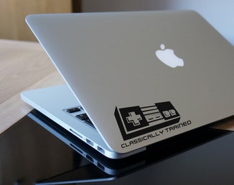 Classically Trained Nintendo Controller Decal- Old School Gamer Decal