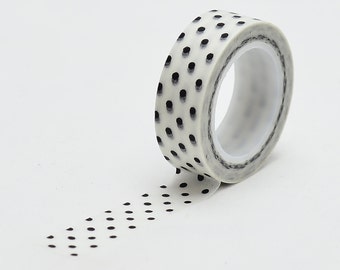 Black Polka Dots Washi Tape - LMT 602 - Love My Tapes