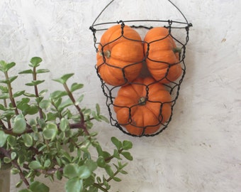 Wall Hanging Handmade Wire Basket