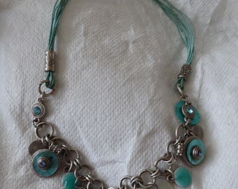 Beautiful turquoise vintage necklace