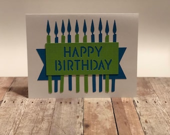 Handmade Happy Birthday Greeting Card