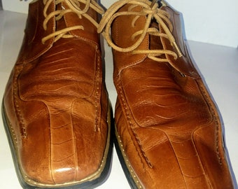 Vintage Men's Stacy Adams Loafer Shoes / size 7 .5 M Eu