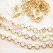 1 pc Round Chain with Lobster Clasp Connector for Bag Charm (12cm long) AZ741