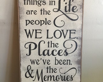 22x30 Enjoy The Little Things In Life Wood Sign.