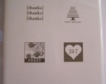 Pretty Postage Stampin' Up! Clear mount stamp Set