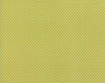 Swiss Heart in Green - Moda cotton fabric