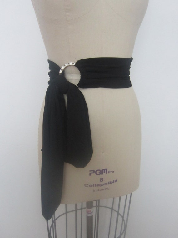 belt tie wide wrap sash fabric waist ring buckle obi unique create
