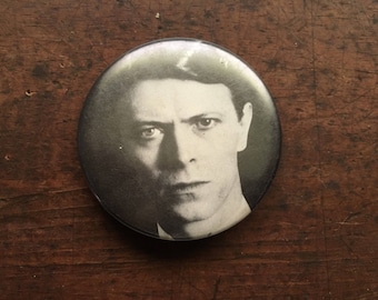 David Bowie Vintage Button 1980's