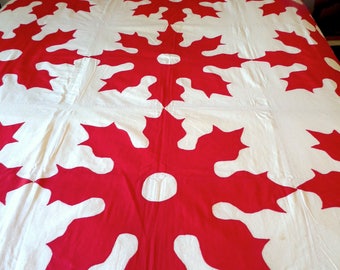 Antique Appliqued Quilt Top