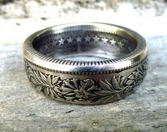 Coin Ring - Silver Swiss 2 Franc Coin Ring 1969 - Size: 9