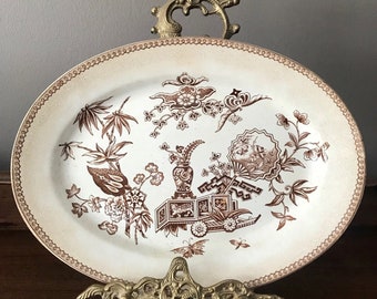 Antique Transferware Platter