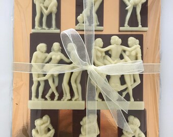 Karma Sutra Belgian Chocolate Plaque Set 180g (EXPLICIT)