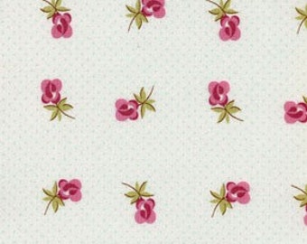 Verna Mosquera Sweet Escape Miniature Roses Color Mint All Fabric is mailed Via PRIORITY MAIL.