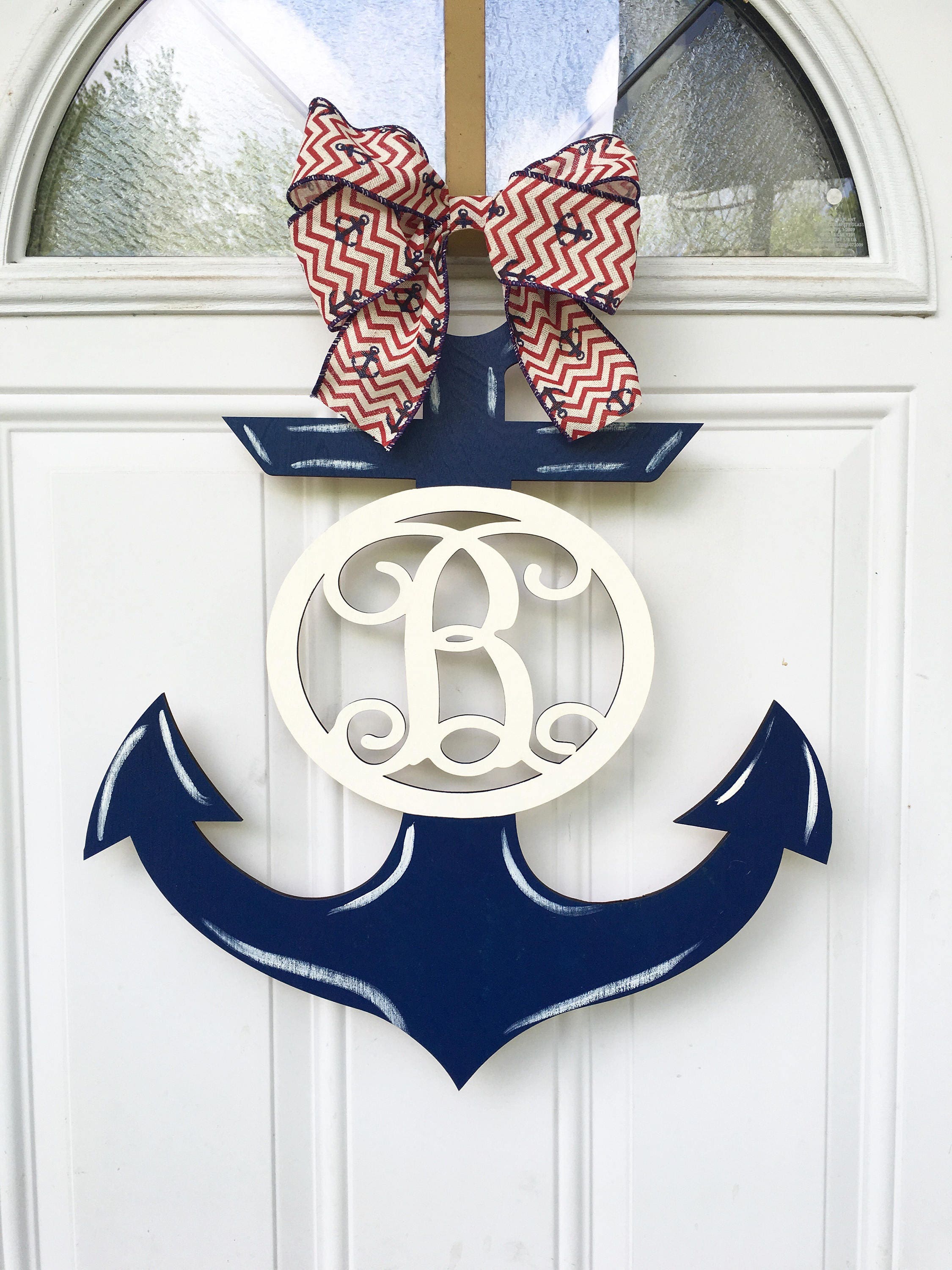 Monogram nautical door hanger nautical door hanger anchor