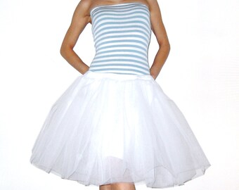 Tulle petticoat White skirt 55 cm