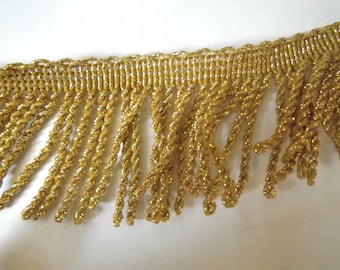 Gold Fringe Trim Upholstery Clothing Trim