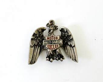 Vintage Harley Davidson Eagle Pendant