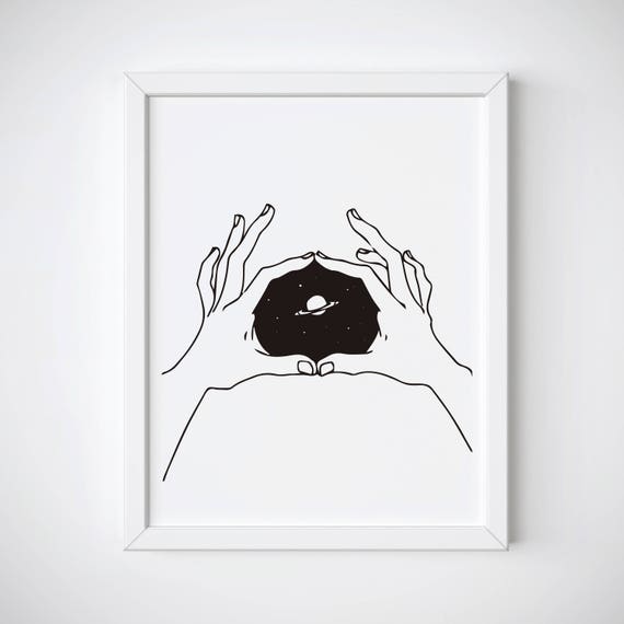 Hands Drawing Print Galaxy Doodle Printable Tumblr Room Decor Art Minimalist Teen Wall Astronomy Gift Hands Drawing Print Galaxy Doodle Printable Tumblr Room Decor Art Minimalist Teen Wall Astronomy Gift