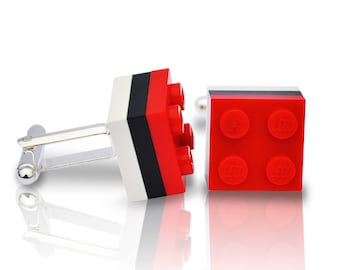 LEGO ® Plate Cufflinks - Saracens RFC Rugby Cufflinks
