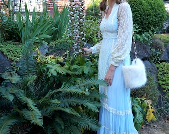 Princess Blue 1970's Gunne Sax Dress