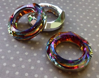 free UK postage Swarovski Elements Crystal Cosmic Ring Volcano 20 mm