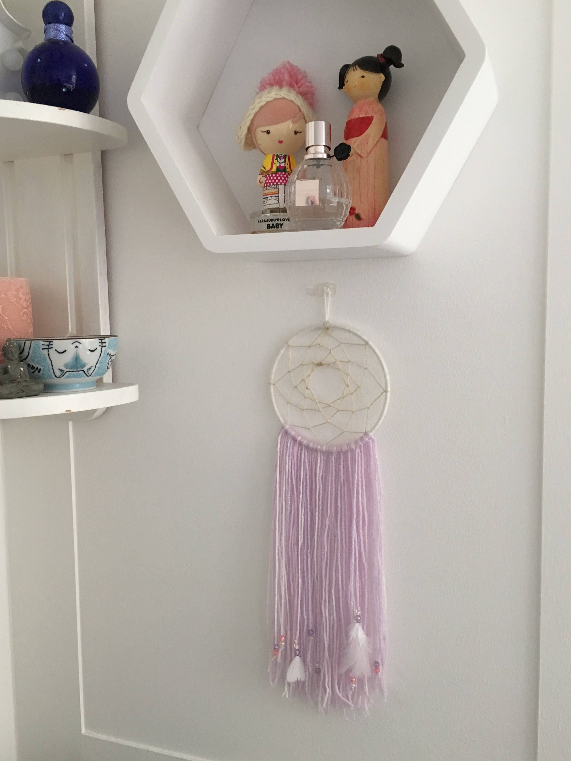 ombre pastel dreamcatcher bohemian dream catcher pink dream